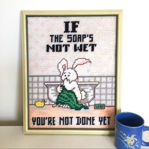 Large Vintage Handmade Yarn Pic